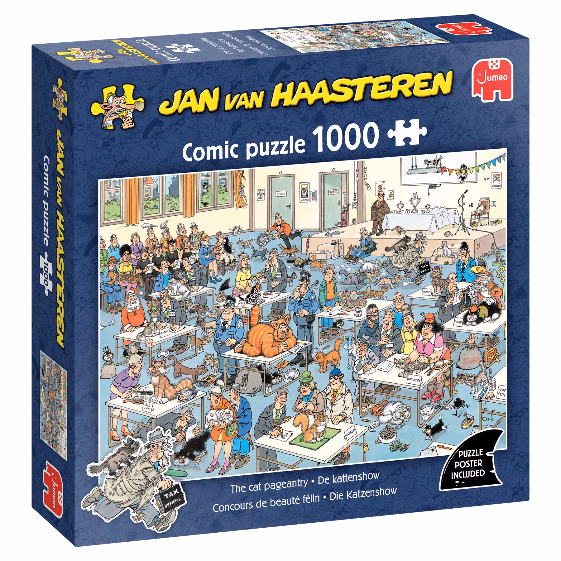 Jan Van Haasteren - The Cat Pageantry - 1000 pcs