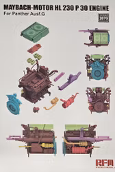 Maybach-Motor HL 230 P 30 engine 1/35