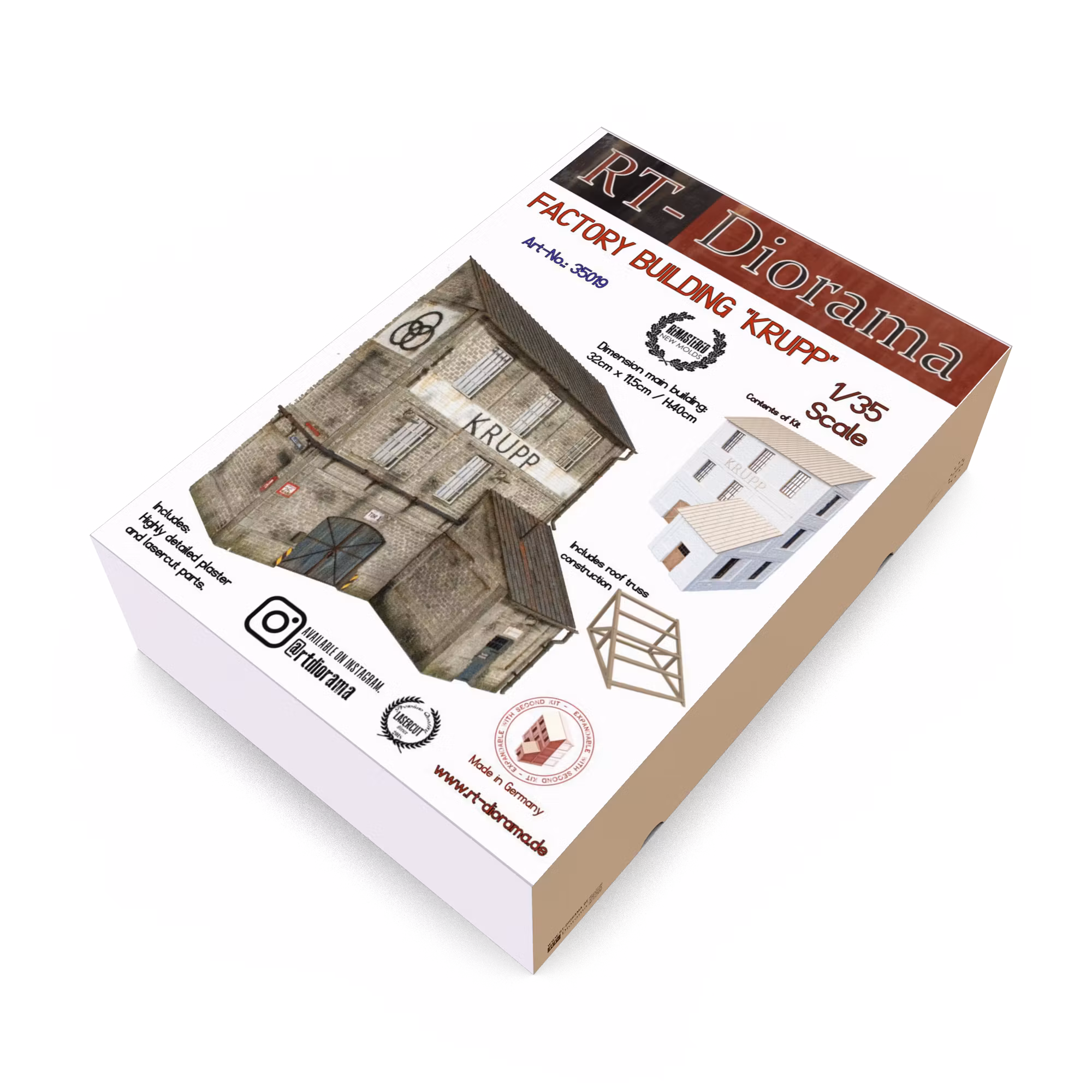 Factory Building „Krupp“  (Modular System) 1/35