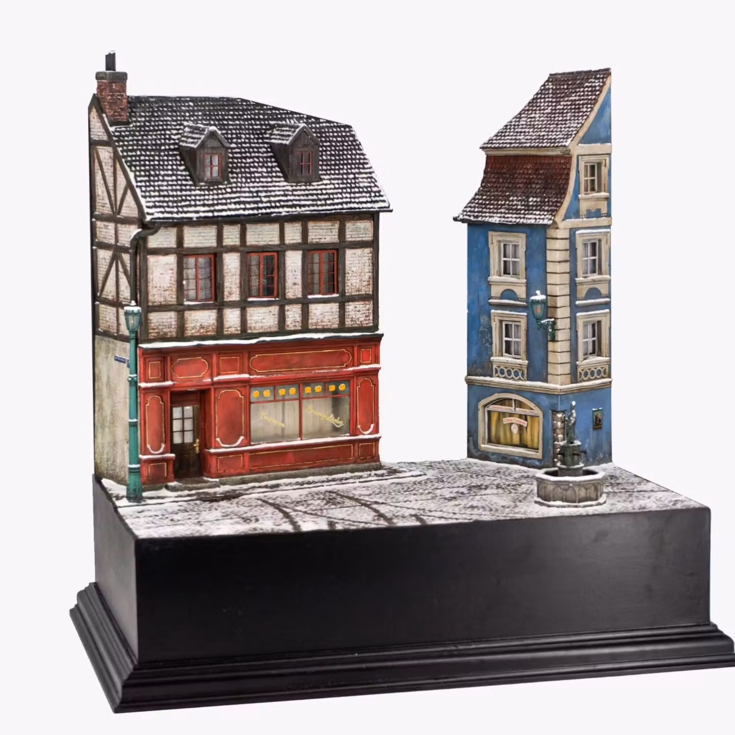 Diorama-Base: German market place  1/35