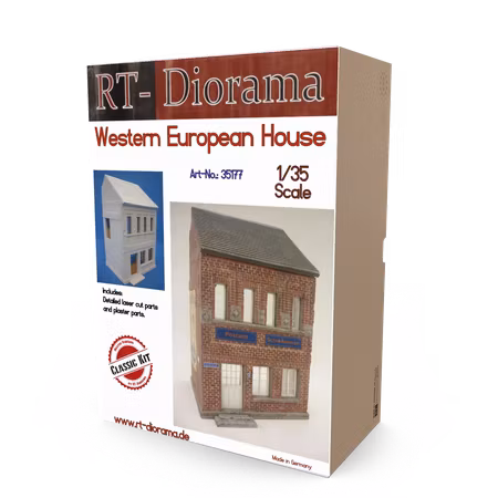 Western European House 1/35