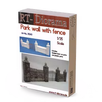 Park Wall with fence 1/35