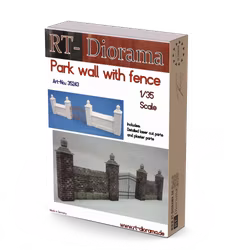 Park Wall with fence 1/35