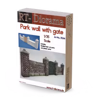 Park Wall with gate 1/35