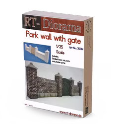 Park Wall with gate 1/35