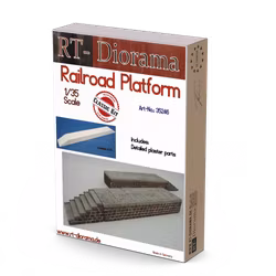 Railroad platform 1/35