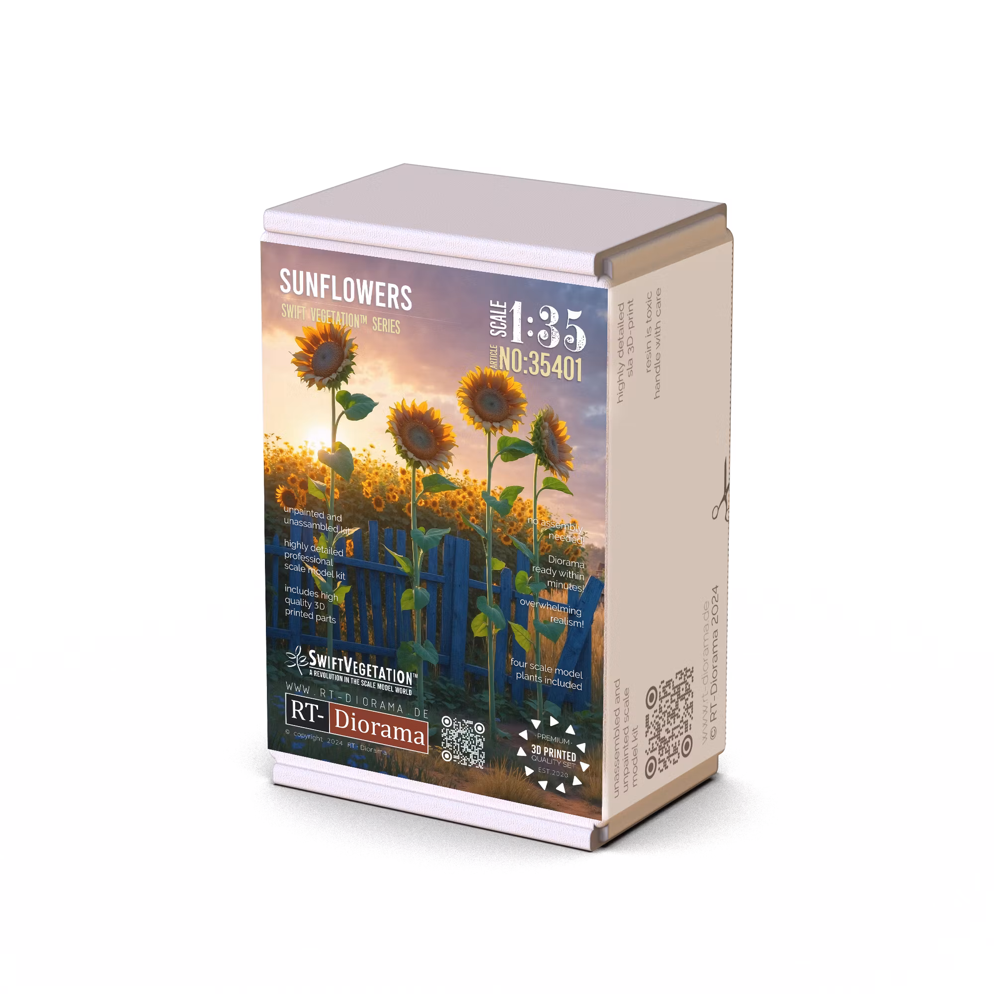 Sunflowers    / 4pcs. 1/35