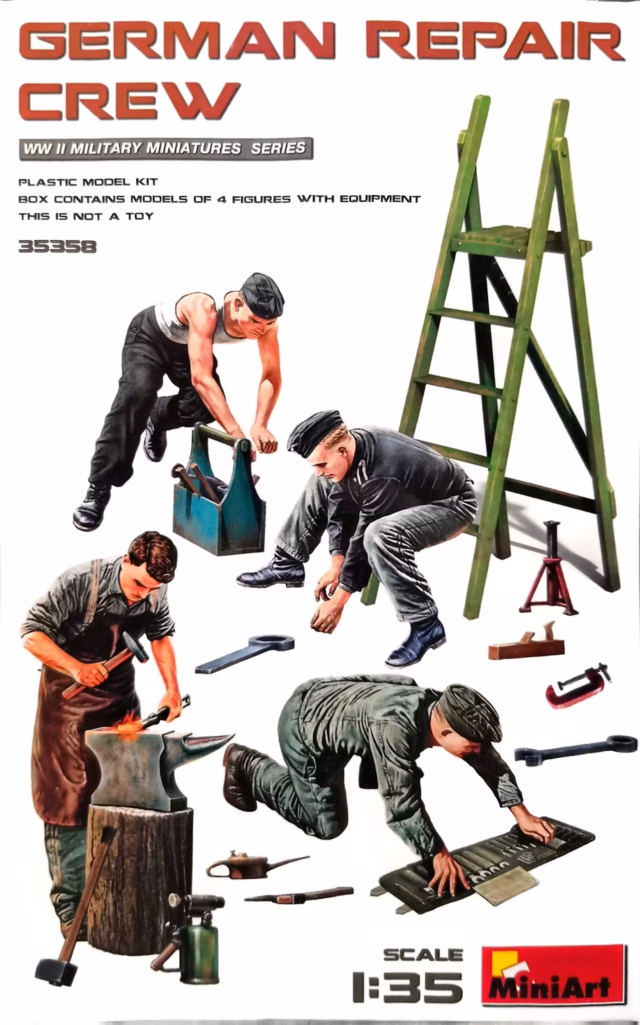 German Repair Crew 1/35