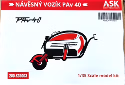 Velorex Tricycle & PAv 40 trailer 1/35