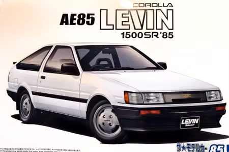 TOYOTA AE85 COROLLA LEVIN 1500SR 1985 1/24