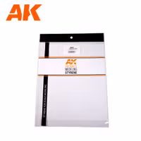 0.25mm thickness x 245 x 195mm - STYRENE SHEET