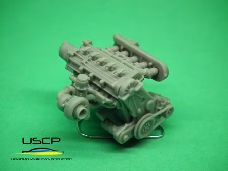 Audi Quattro S1 Gr.B Engine bay set 1/24
