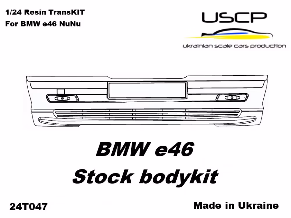 BMW e46 Stock bodykit 1/24