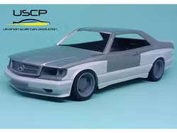 AMG 560 SEC Widebody (c126) Transkit 1/24
