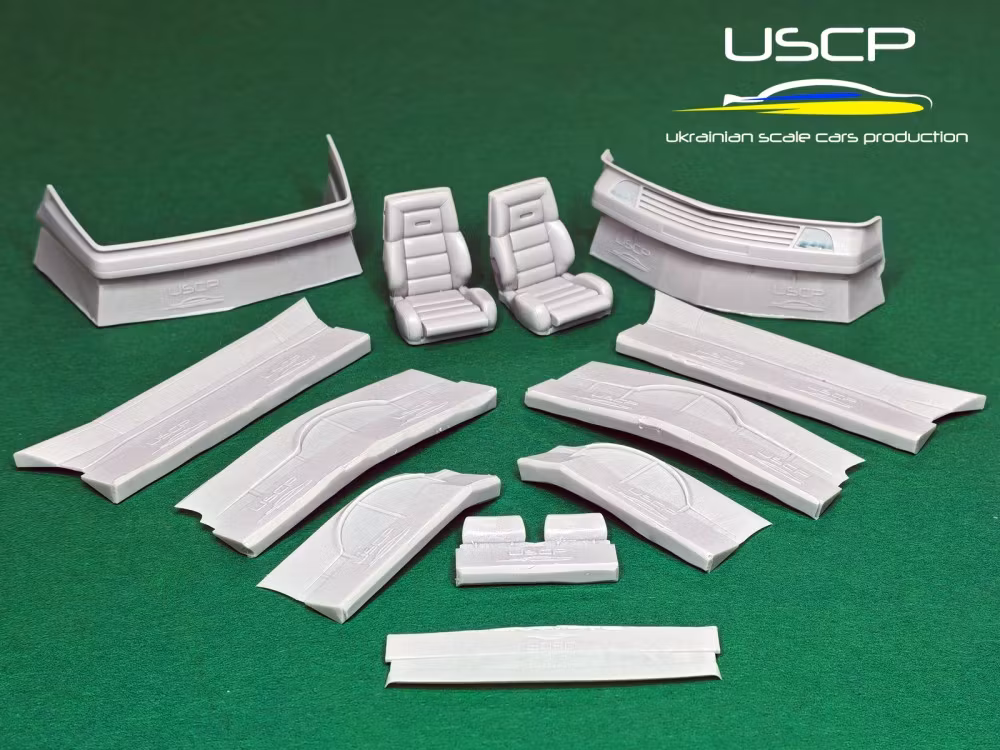 AMG 560 SEC Widebody (c126) Transkit 1/24