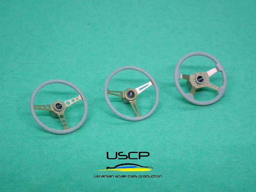 Classic Steering Wheels set 1/24