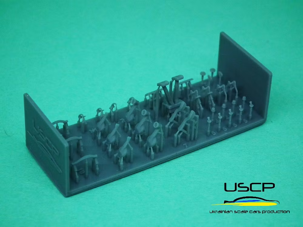 Fiat 500F Interior detail-up set 1/24