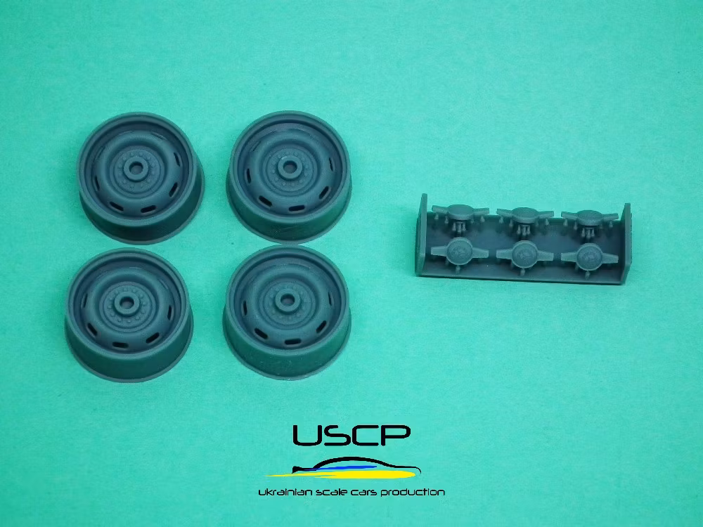 Mercedes 300 SL wheels for Tamiya 1/24