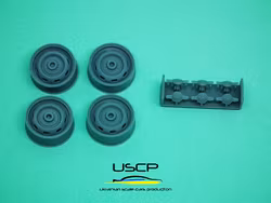 Mercedes 300 SL wheels for Tamiya 1/24