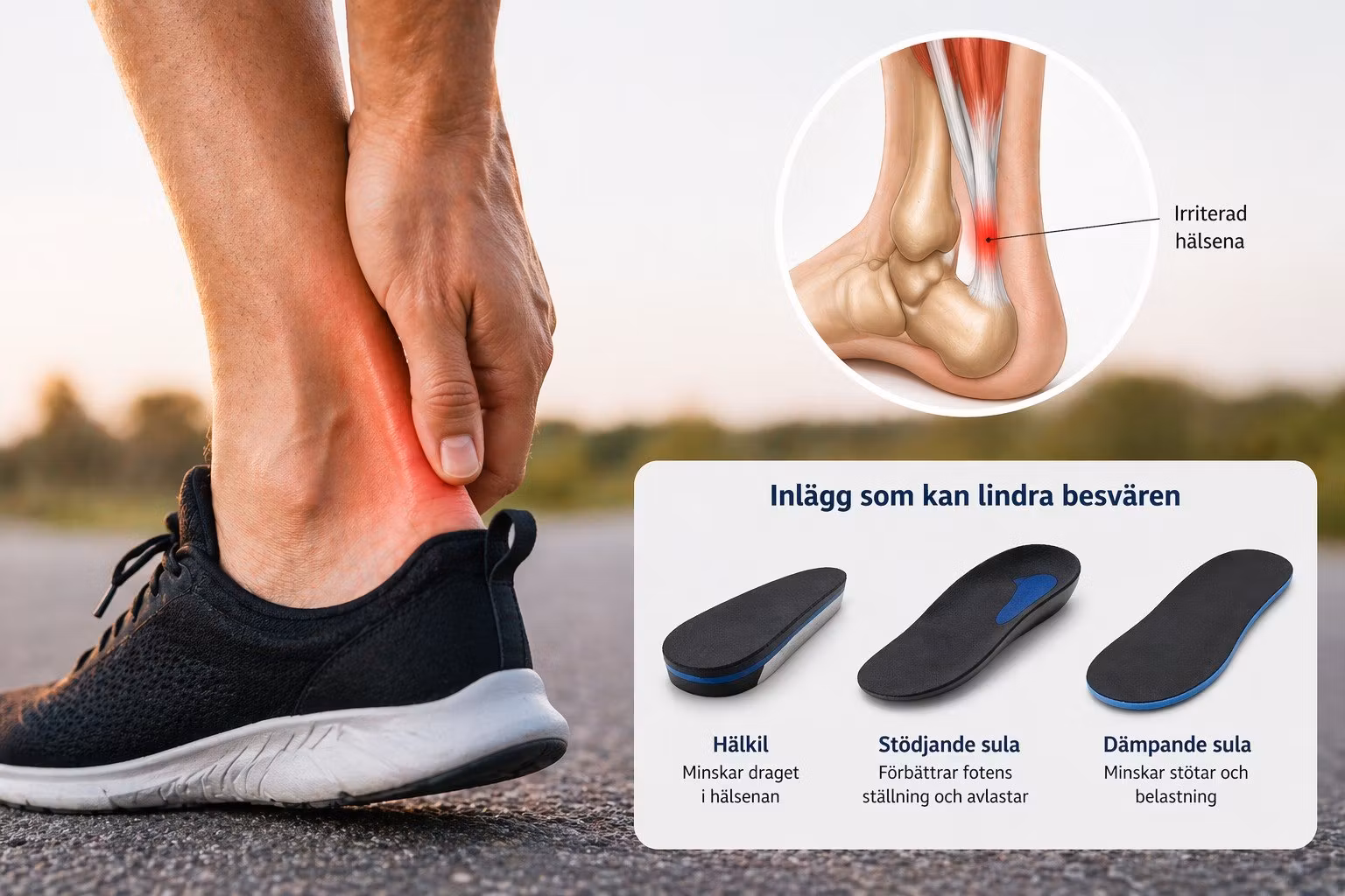 Vad är hälseneinflammation – och hur kan man lindra smärtan?