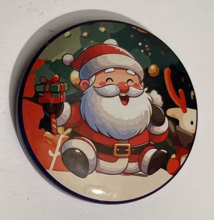 Stearinlys i Krukke Jule Motiv