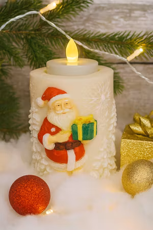 Stearinlys M/Nisse Motiv