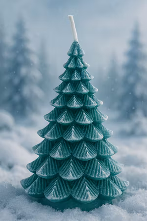 Stearinlys Juletre 1