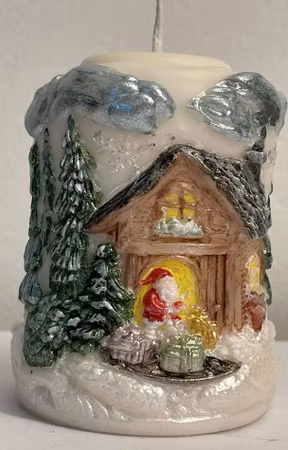 Stearinlys Nisse på Hytta