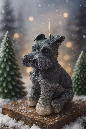 Stearinlys Schnauzeren