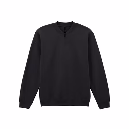 Fleece-tröja med kort dragkedja | Gildan