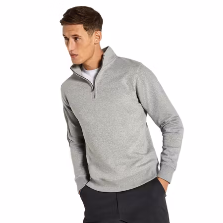 Klassisk sweatshirt med kort dragkedja | Kustom Kit