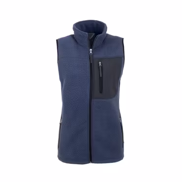 Fleeceväst för dam i återvunnen polyester med justerbar passform | Texstar
