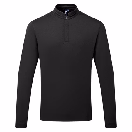 Kockskjorta med lång ärm i funktionsmaterial | Premier