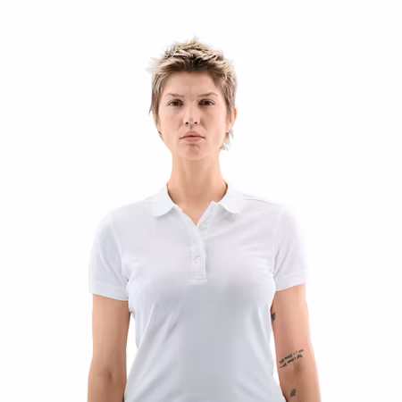 Stretchpiké med ribbkrage och sprund för dam - Surf Stretch | Printer