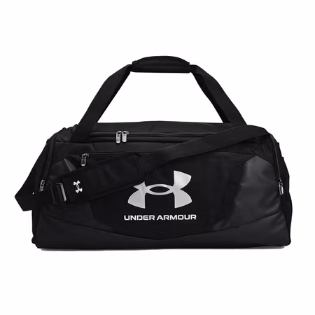 Svart träningsväska 58 L med skofack och axelrem | Under Armour
