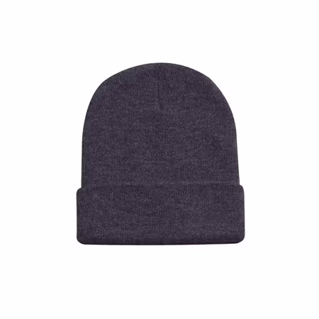 Stickad unisex mössa i akryl med uppvikt kant | Uneek