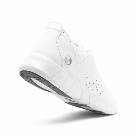 Ergonomiska skor i lädereffekt med elastisk passform och halkfri sula | Suecos