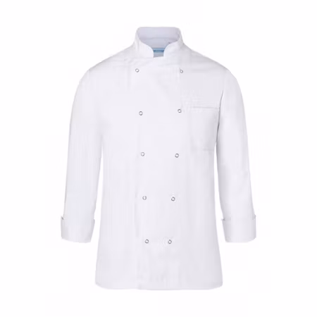 Klassisk kockjacka i twill med tryckknappar unisex | Karlowsky