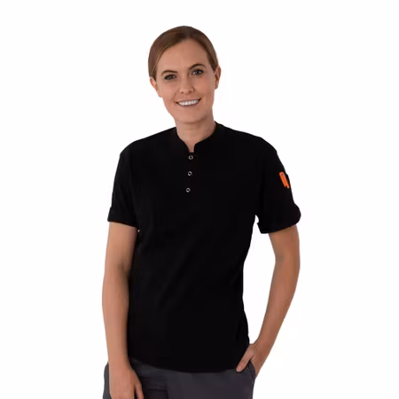 Kocktröja i stickad piké med StayCool® | Le Chef Professional