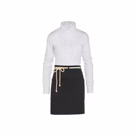 Bistroförkläde i canvas med ficka | SG Accessories
