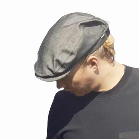 Tvättbar flat cap med justerbart spänne | Kentaur