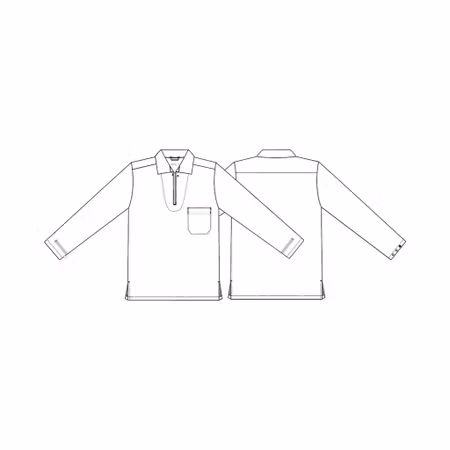 Unisex bussarong med pull-up-funktion och HACCP-skydd | Kentaur