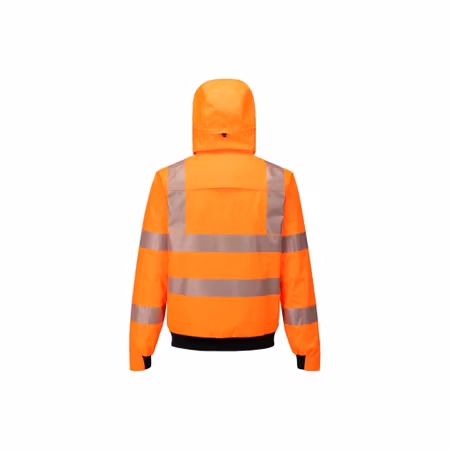 High-vis regnjacka i bombermodell | Portwest
