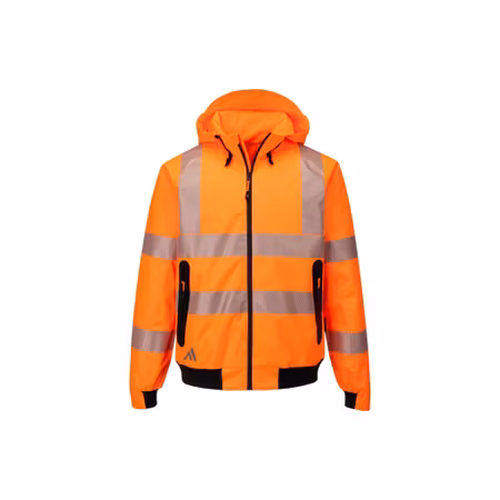 High-vis regnjacka i bombermodell | Portwest