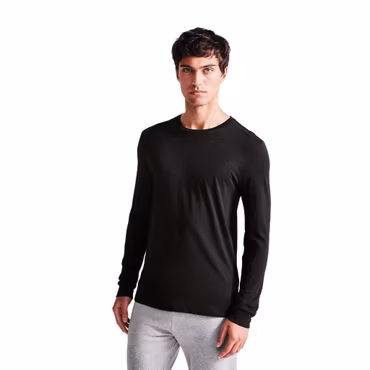 Långärmad t-shirt i mjuk organisk bomull för herr | Anthem