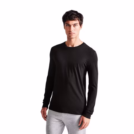 Långärmad t-shirt i mjuk organisk bomull för herr | Anthem