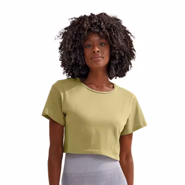 Kort tränings-T-shirt för kvinnor i mjuk bomull | TriDri