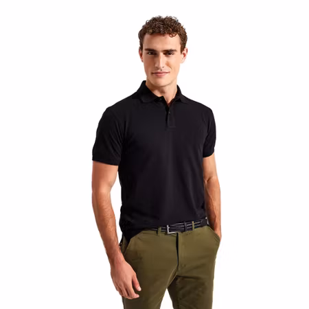 Klassisk pikétröja i bomull för herr | Asquith & Fox