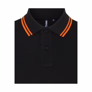 Klassisk pikétröja med kontrastdetaljer | Asquith & Fox