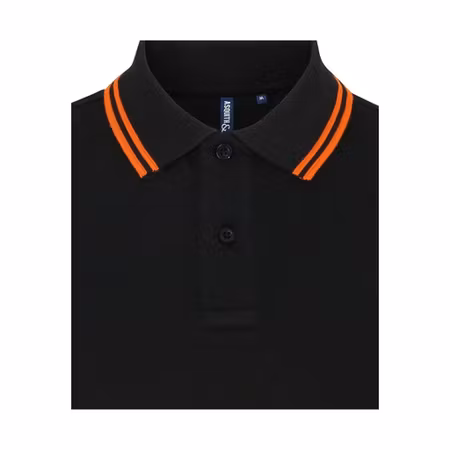 Klassisk pikétröja med kontrastdetaljer | Asquith & Fox